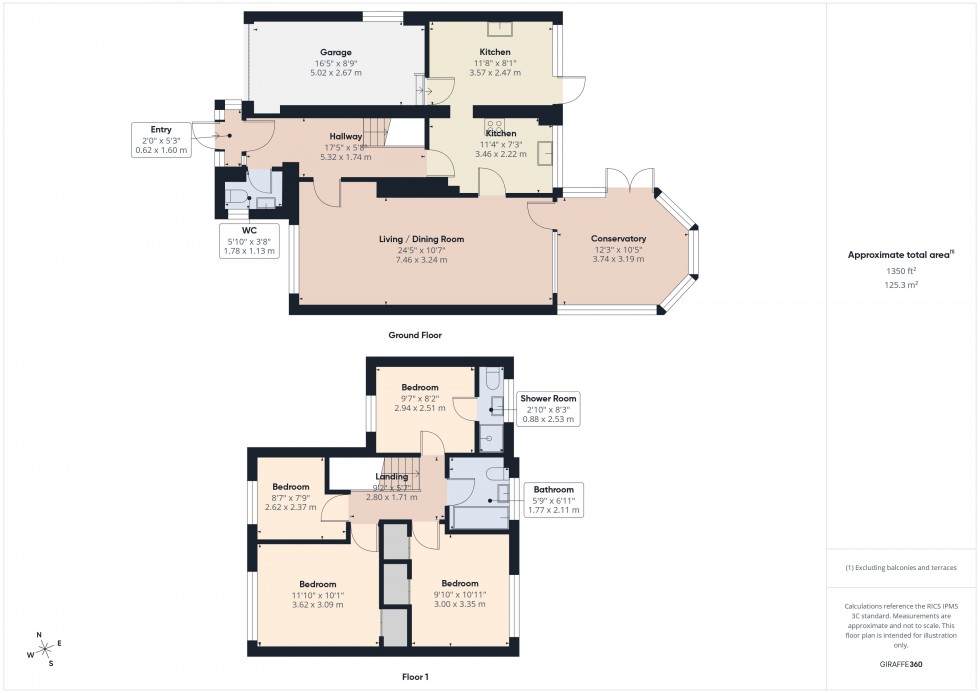 Floorplan for Stoke Poges, Buckinghamshire, SL3