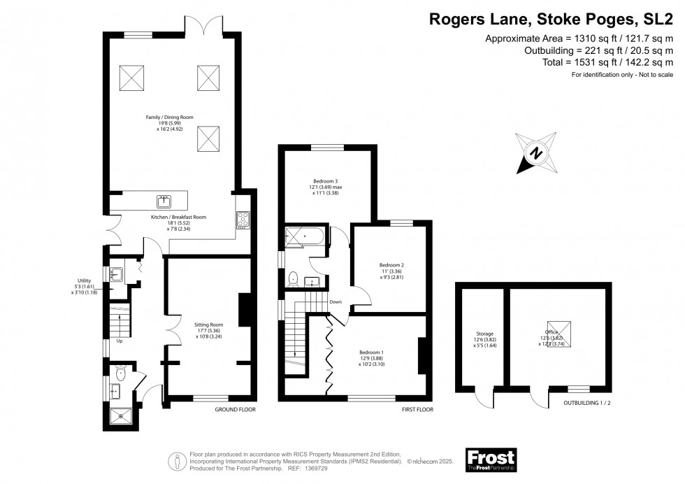 Floorplan for Stoke Poges, Buckinghamshire, SL2