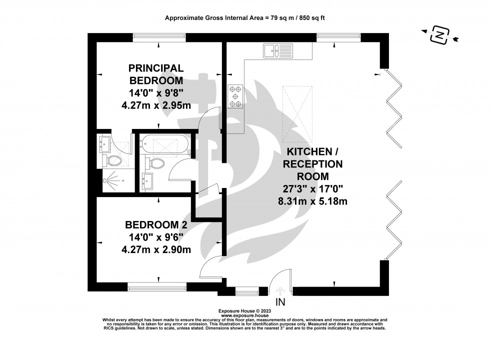 Floorplan for Wexham, Buckinghamshire, SL3