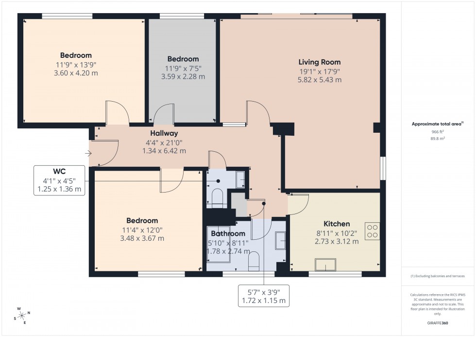 Floorplan for Church Lane, Wexham, SL3