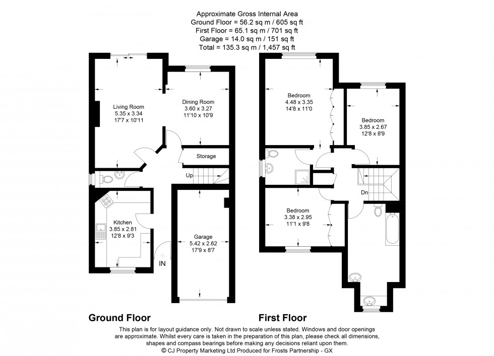 Floorplan for Gerrards Cross, Buckinghamshire, SL9