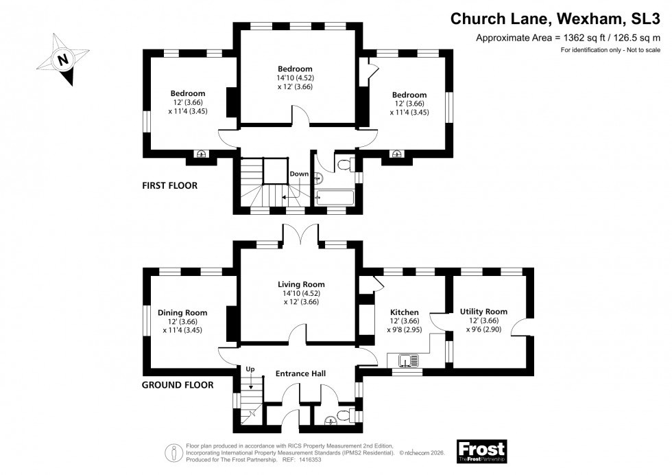 Floorplan for Wexham, Buckinghamshire, SL3
