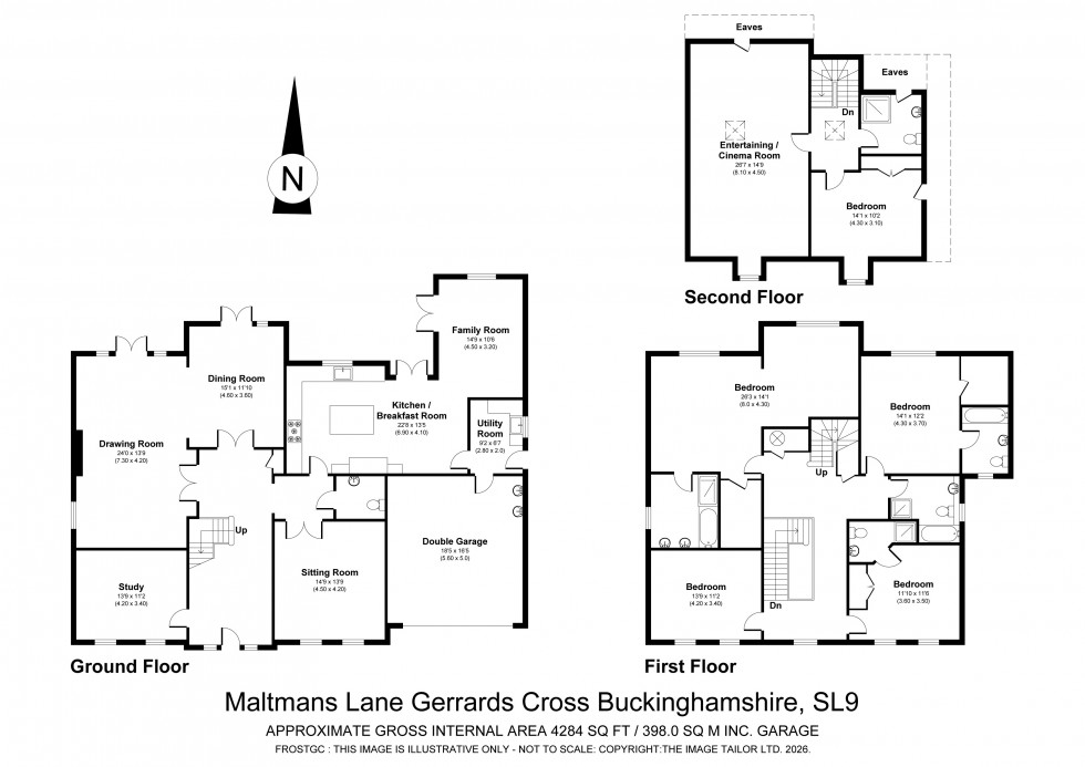 Floorplan for Gerrards Cross, Buckinghamshire, SL9