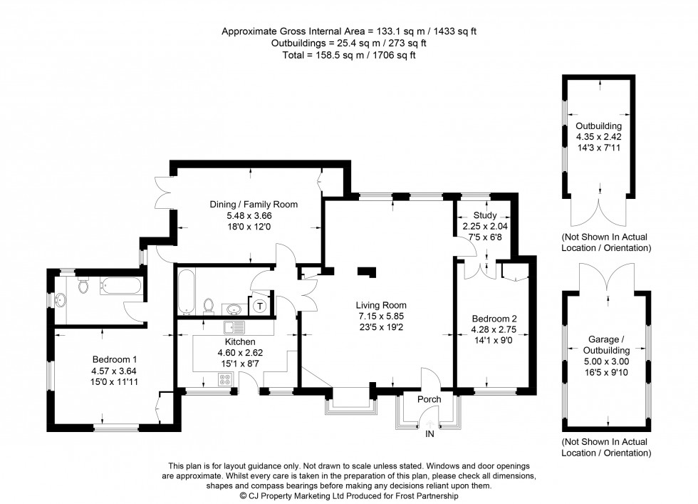 Floorplan for Fulmer, Buckinghamshire, SL3
