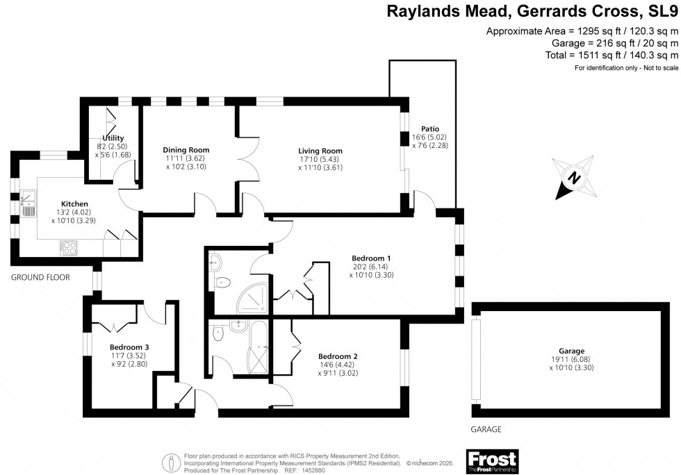 Floorplan for Gerrards Cross, Buckinghamshire, SL9