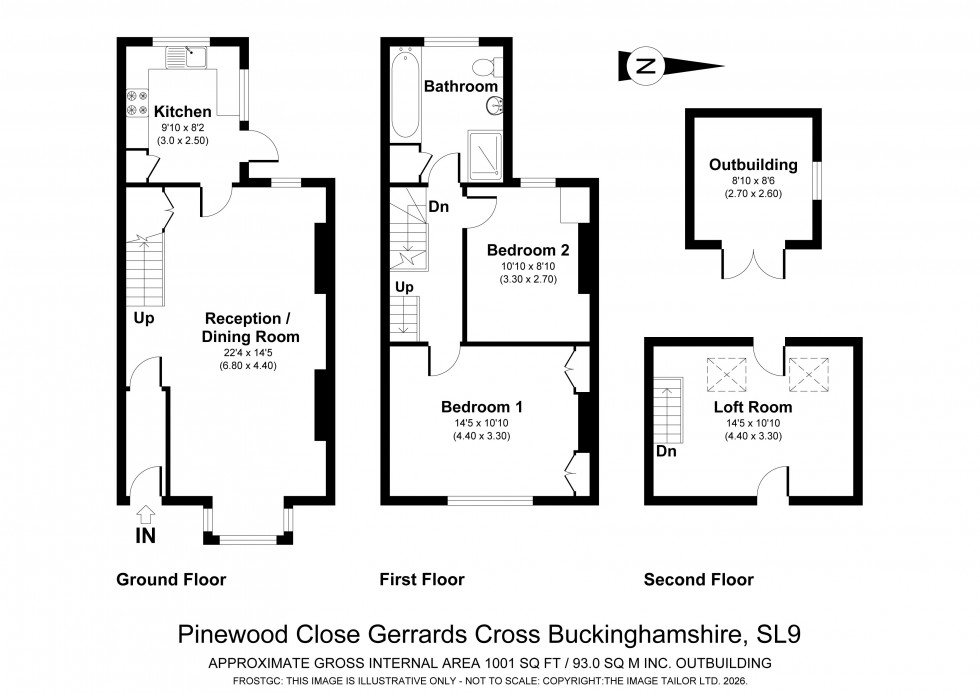 Floorplan for Gerrards Cross, Buckinghamshire, SL9