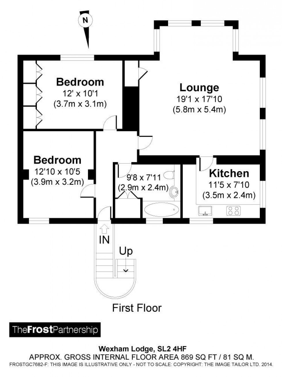 Floorplan for Wexham, Berkshire, SL2