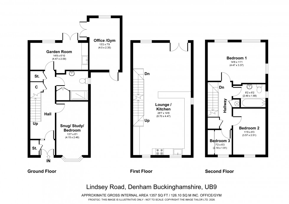 Floorplan for Denham, Denham, UB9