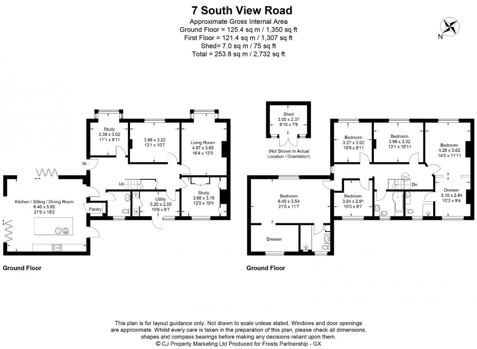 Floorplan for Gerrards Cross, Buckinghamshire, SL9