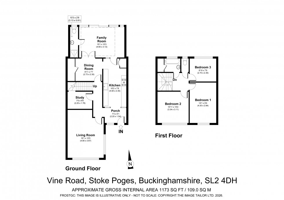 Floorplan for Stoke Poges, Buckinghamshire, SL2