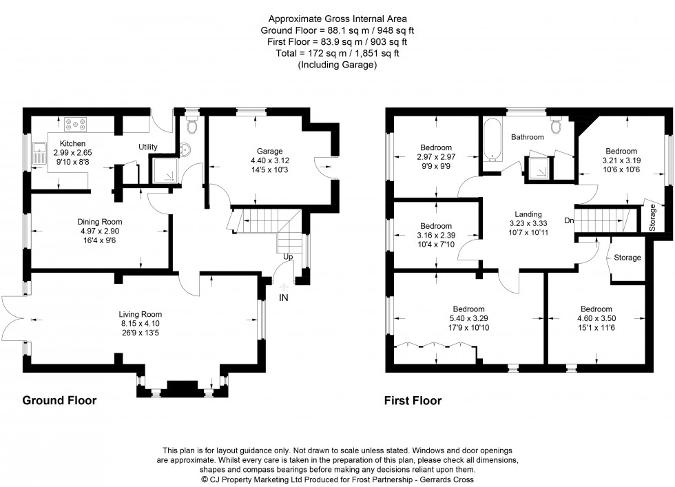 Floorplan for Denham, Buckinghamshire, UB9