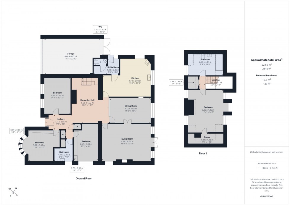 Floorplan for Stoke Poges, Buckinghamshire, SL2