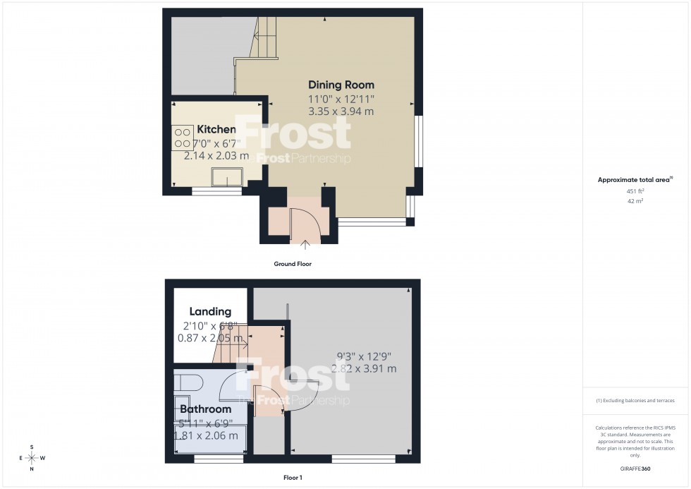 Floorplan for George Green, Slough, SL3