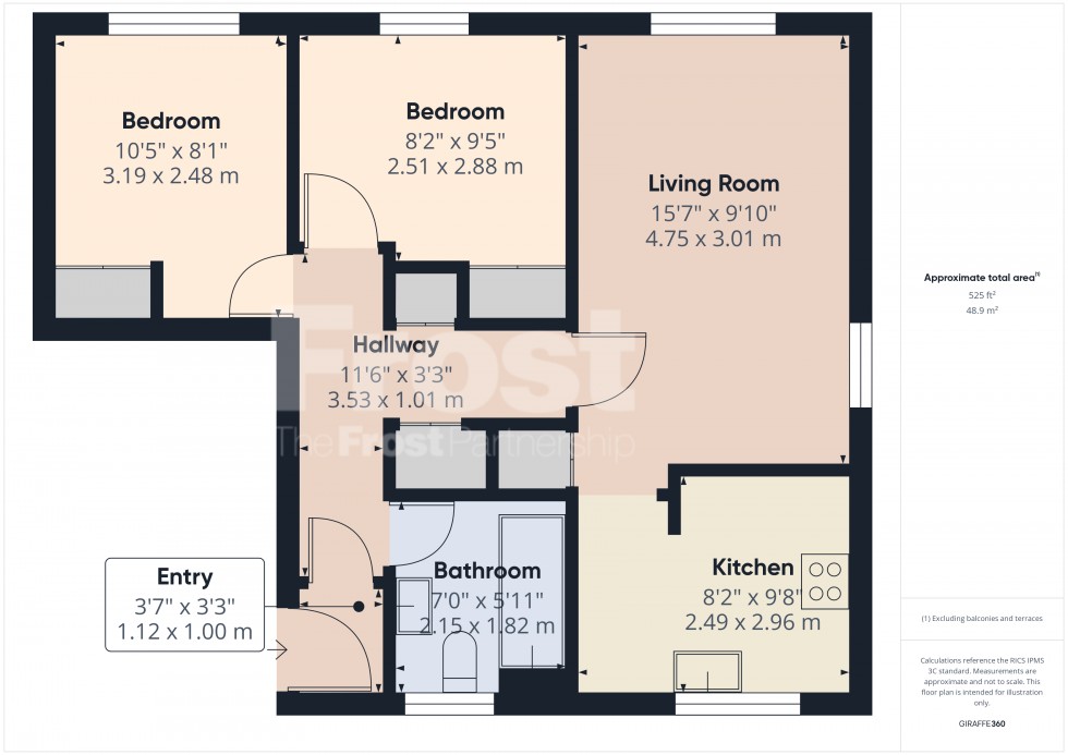 Floorplan for Colnbrook, Berkshire, SL3
