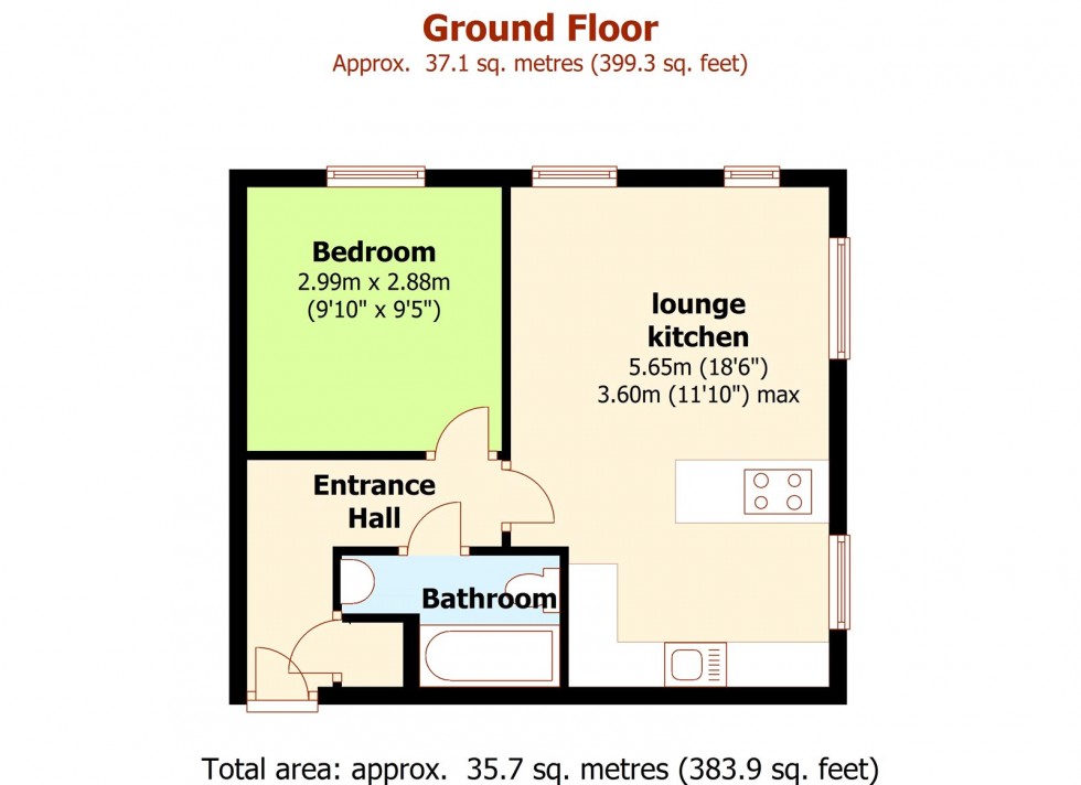 Floorplan for Colnbrook, Berkshire, SL3