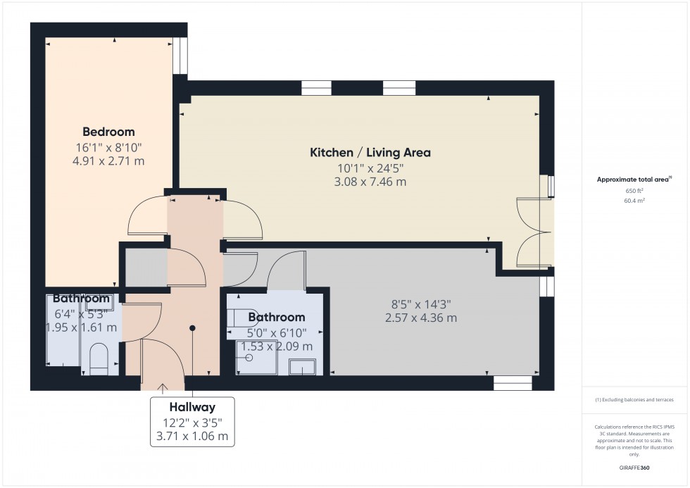 Floorplan for Slough, Berkshire, SL3