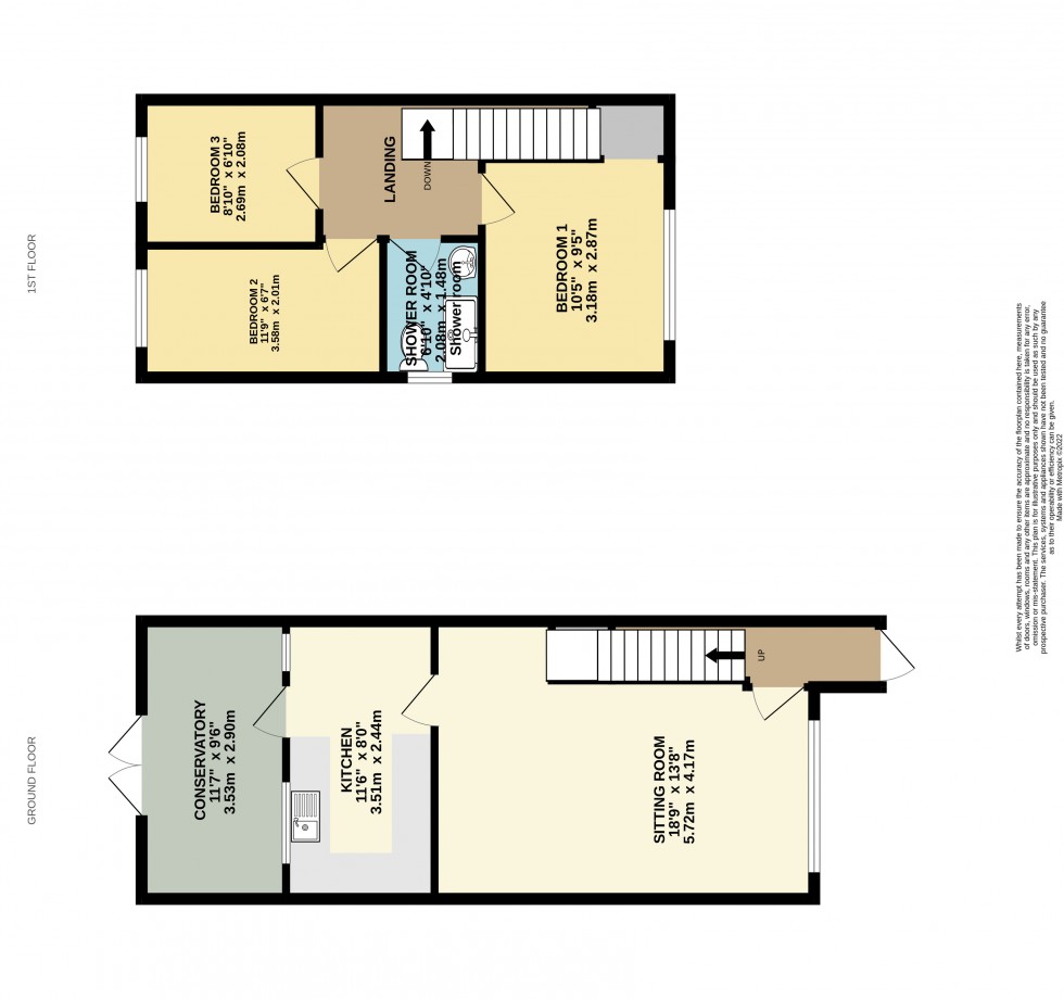 Floorplan for Slough, Berkshire, SL3