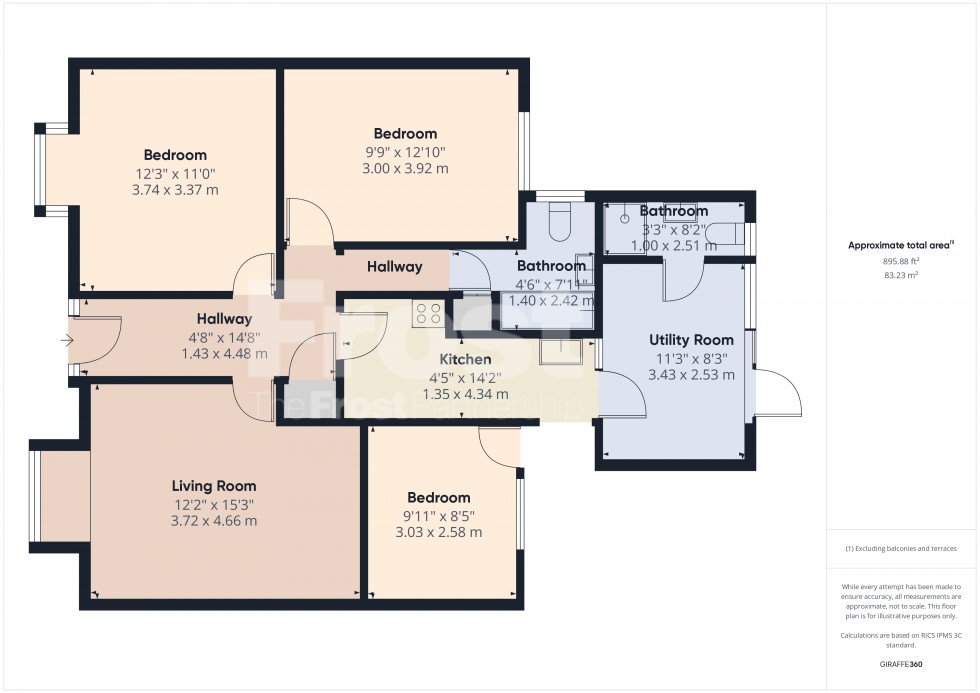 Floorplan for Slough, Berkshire, SL3