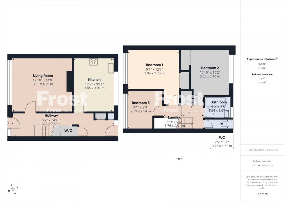 Floorplan for Slough, Berkshire, SL3