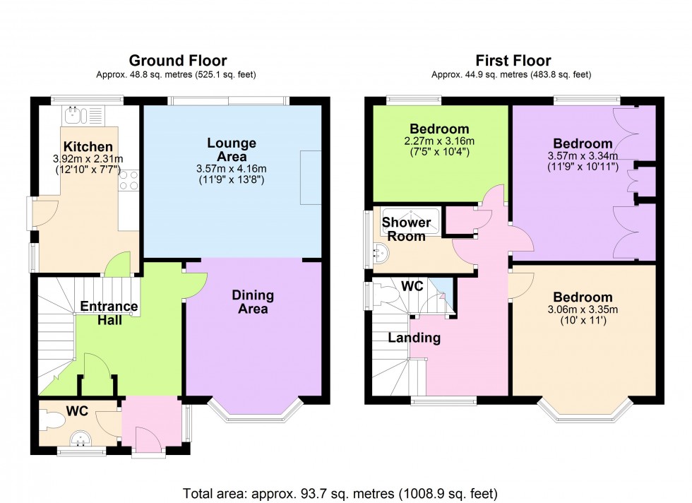 Floorplan for Langley, Berkshire, SL3