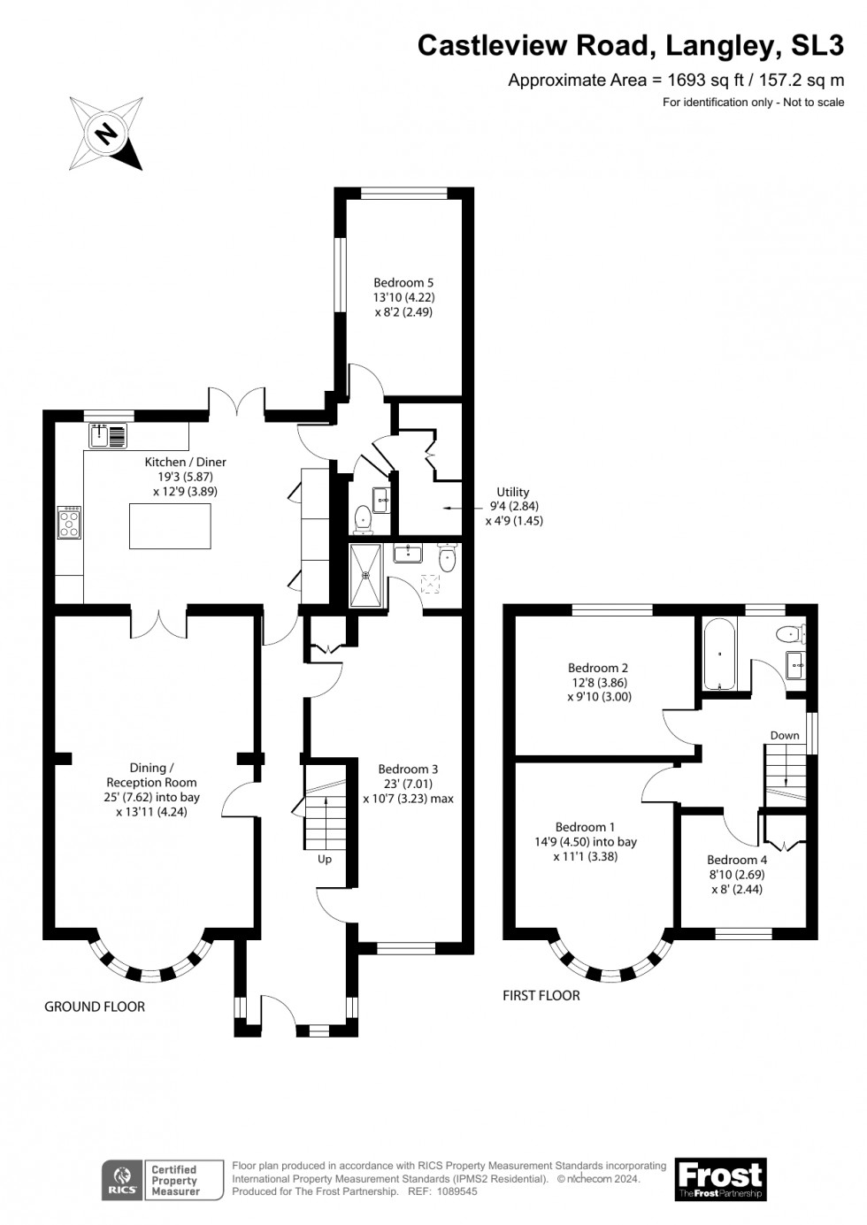 Floorplan for Langley, Berkshire, SL3