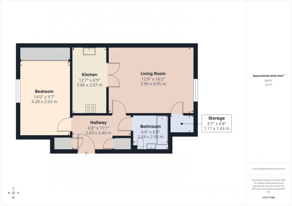 Floorplan for Langley, Berkshire, SL3