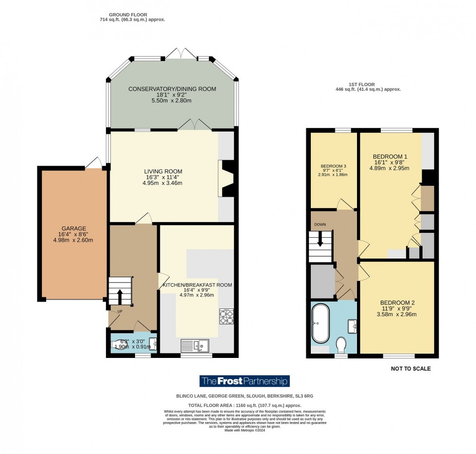 Floorplan for George Green, Buckinghamshire, SL3