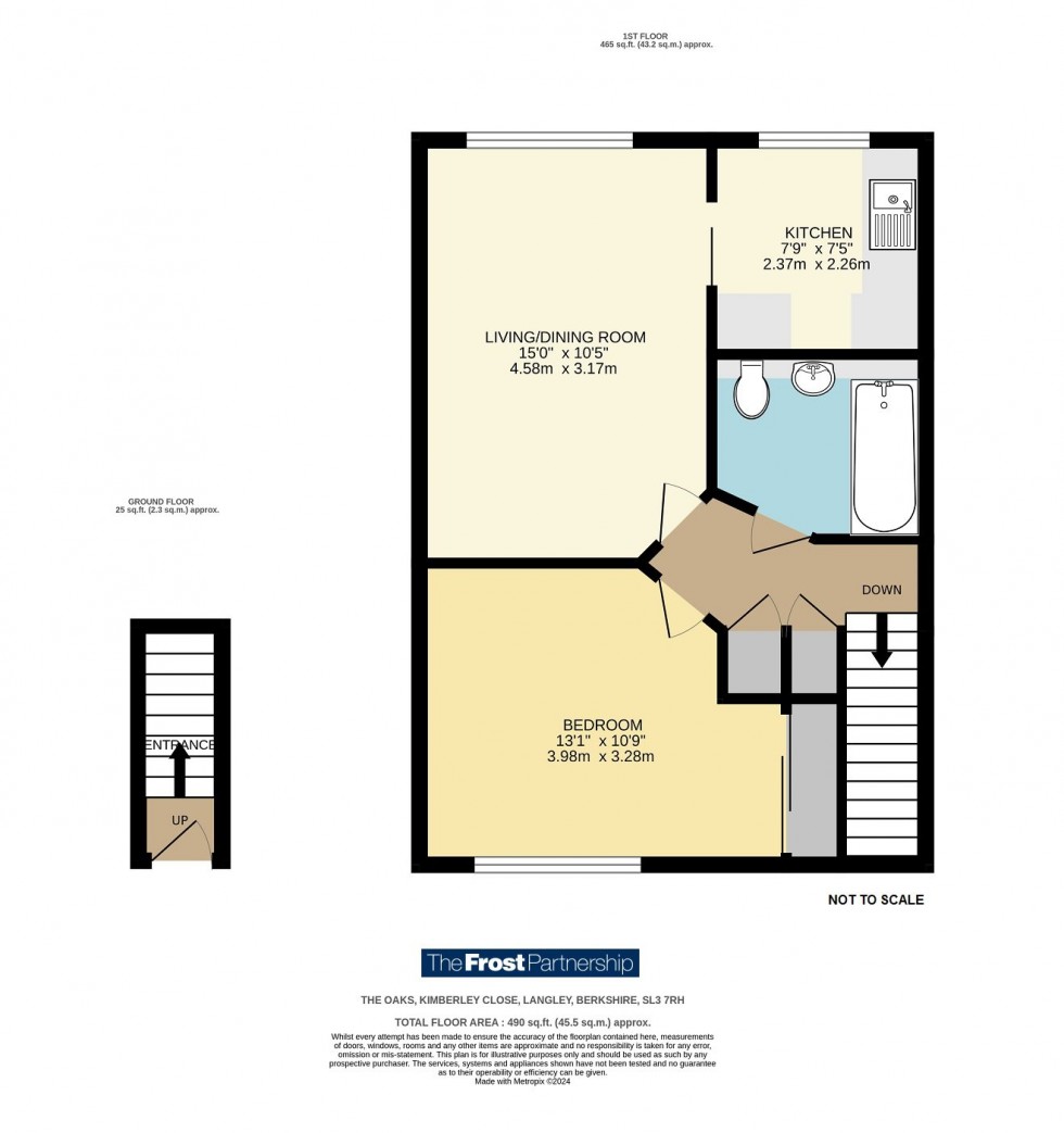Floorplan for Kimberley Close, Langley, SL3