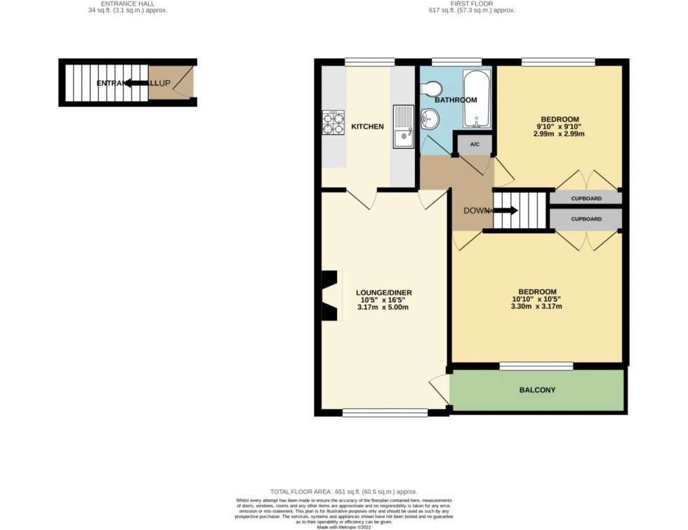 Floorplan for Slough, Berkshire, SL3