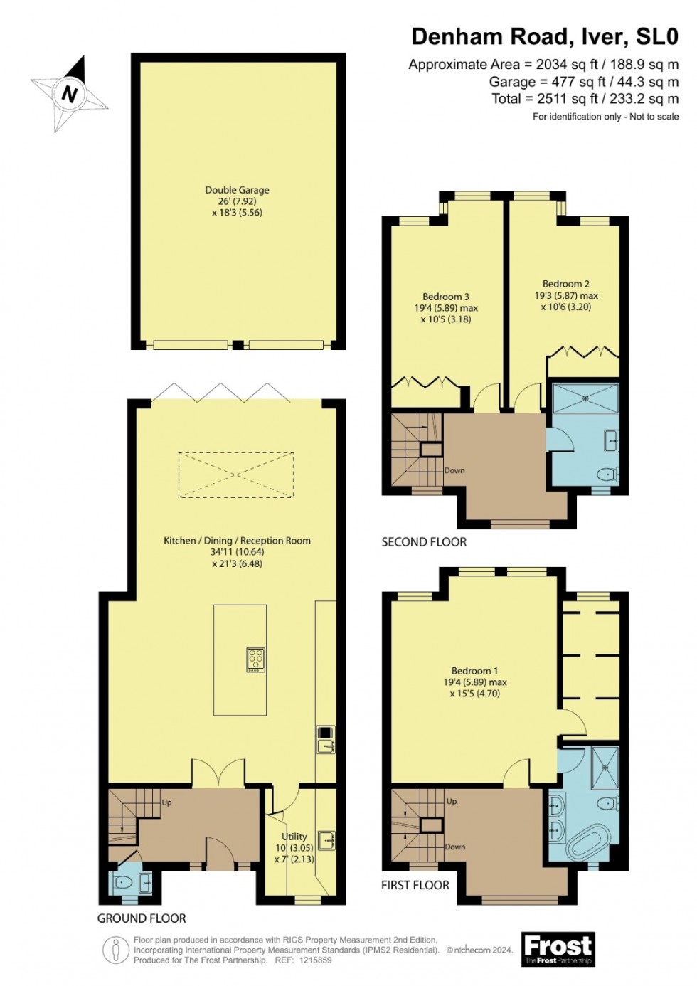 Floorplan for Denham Road, Iver, SL0