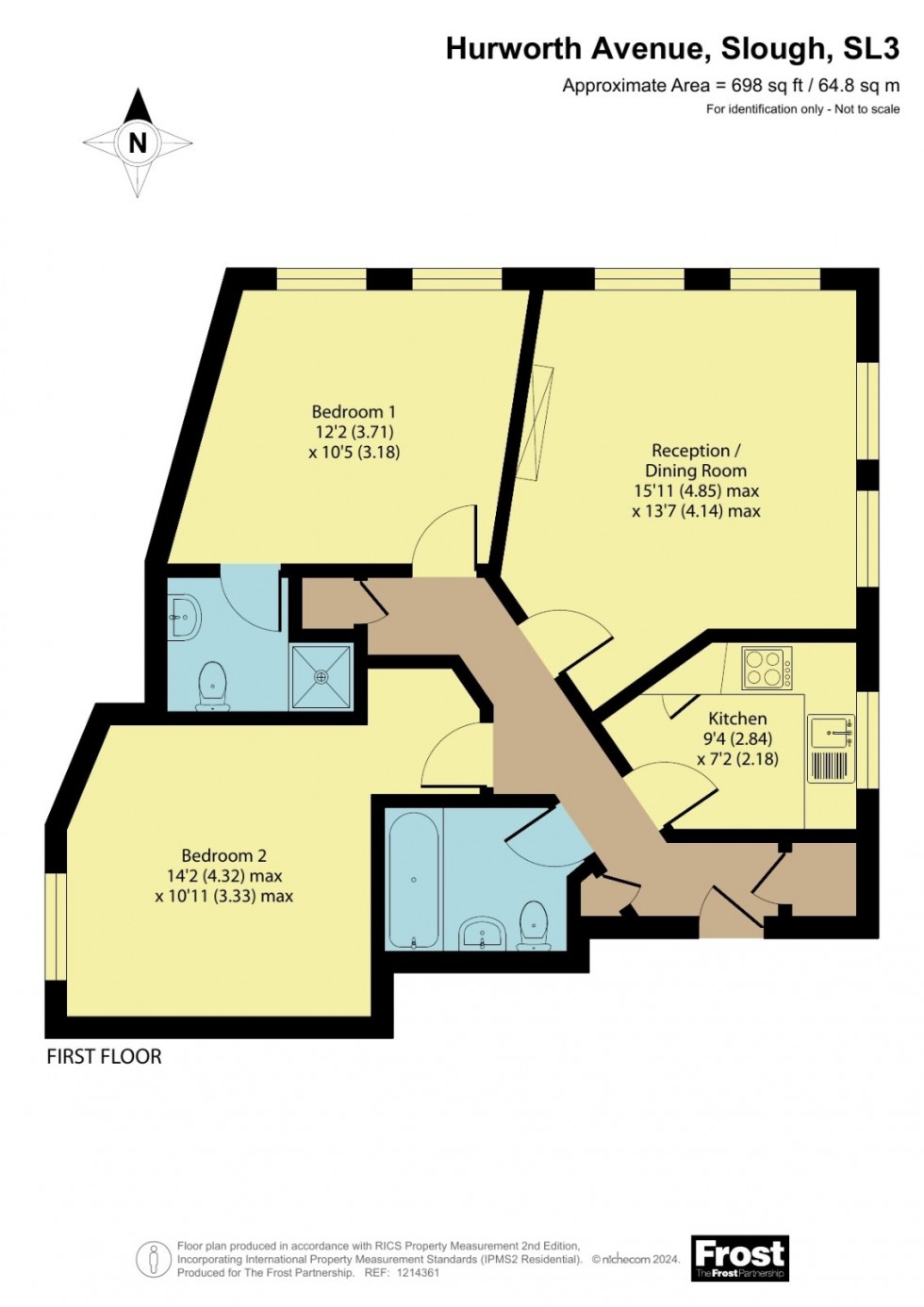 Floorplan for Langley, Berkshire, SL3