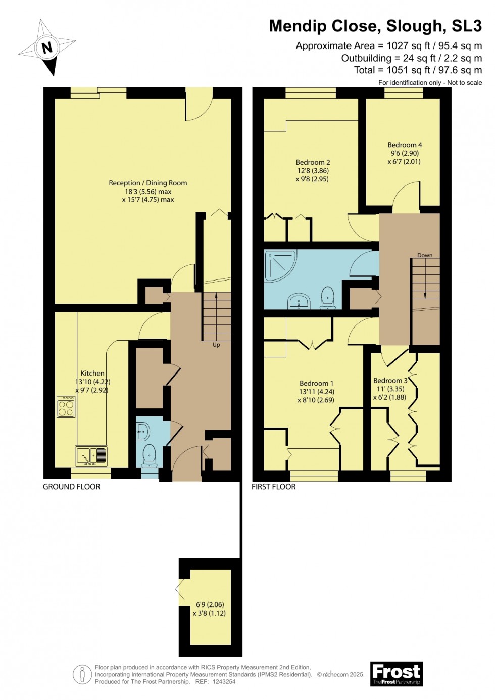 Floorplan for Langley, Berkshire, SL3