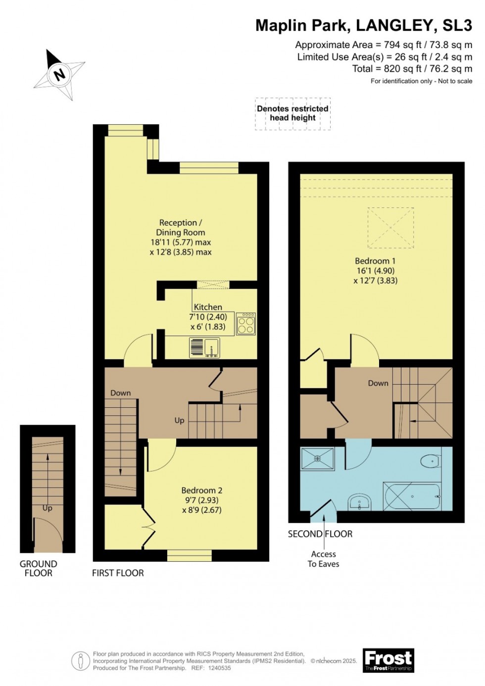 Floorplan for Langley, Berkshire, SL3
