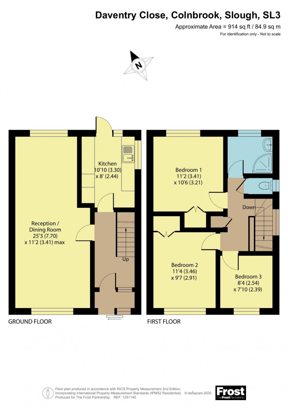 Floorplan for Colnbrook, Berkshire, SL3