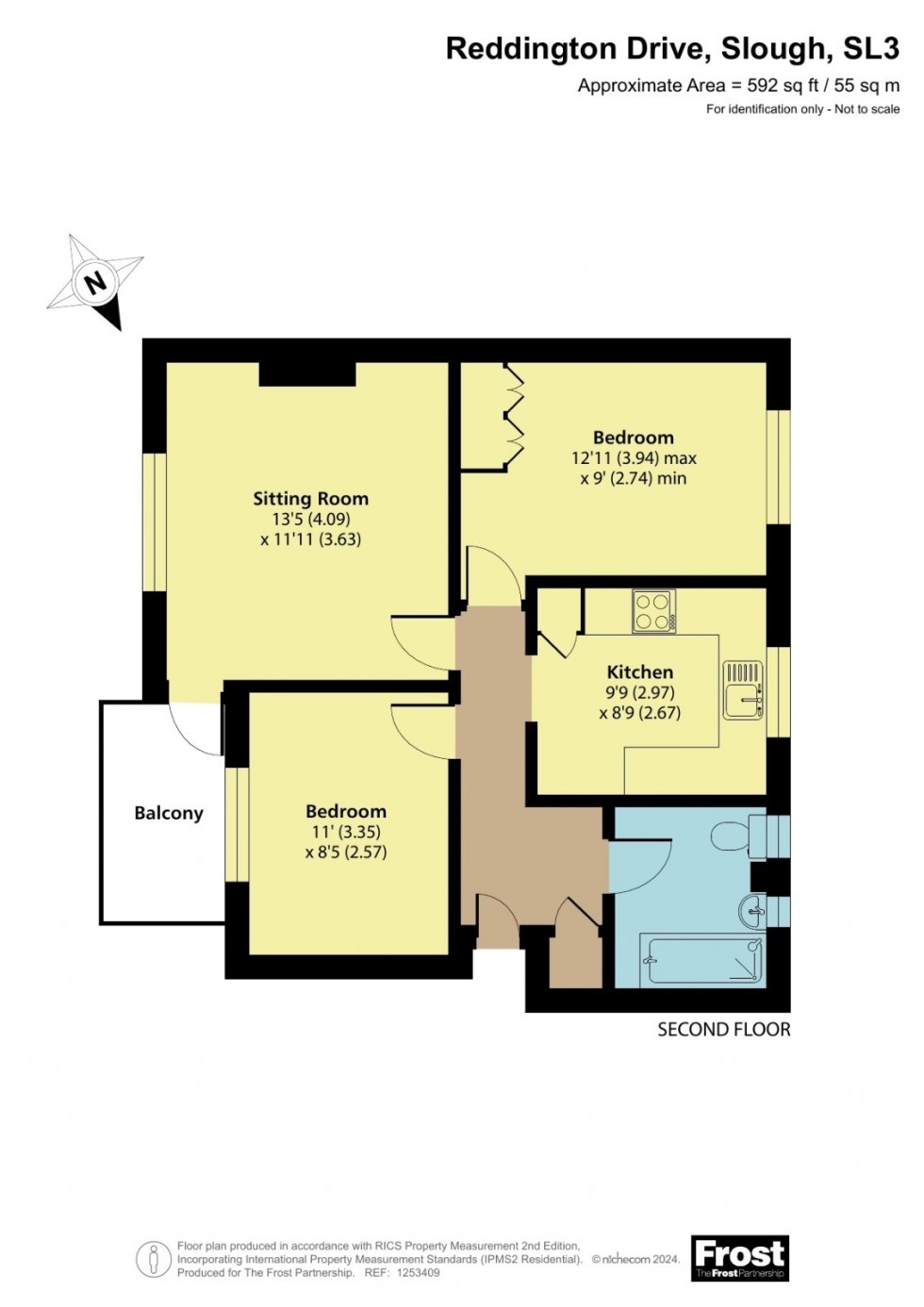 Floorplan for Langley, Berkshire, SL3