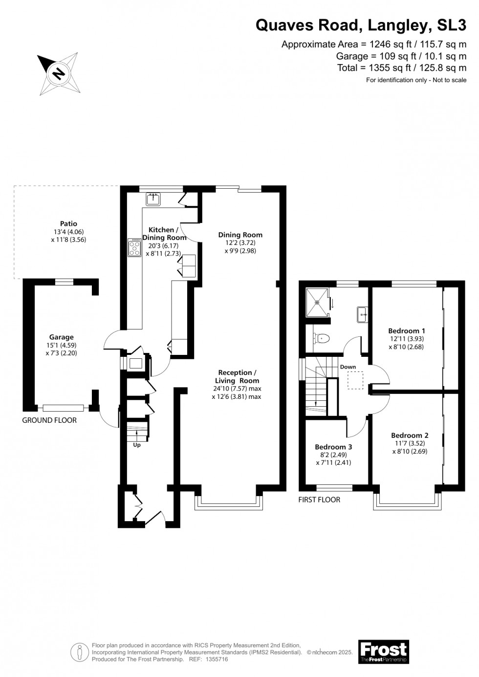 Floorplan for Langley, Berkshire, SL3