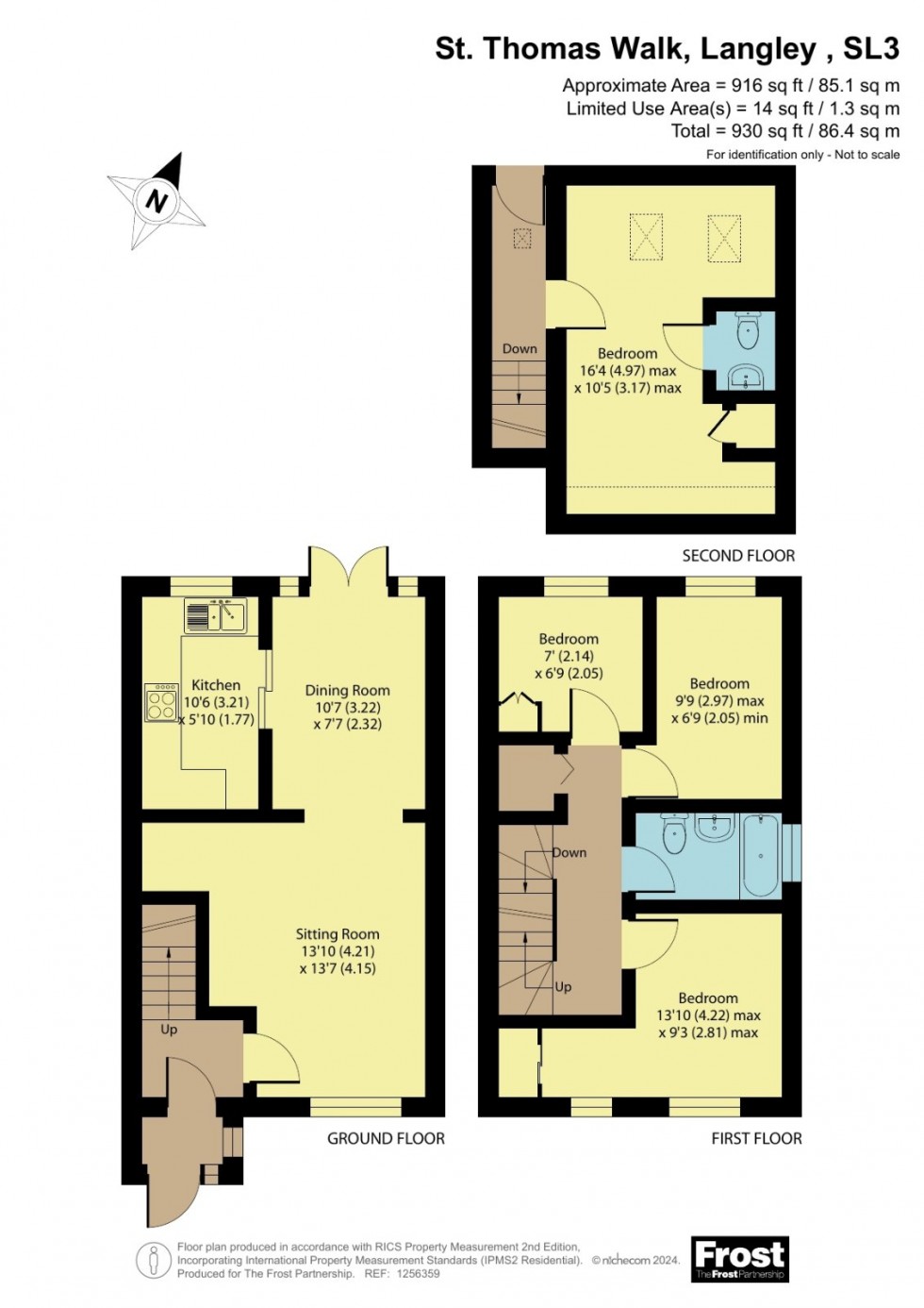 Floorplan for Colnbrook, Berkshire, SL3