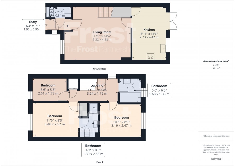 Floorplan for Langley, Berkshire, SL3