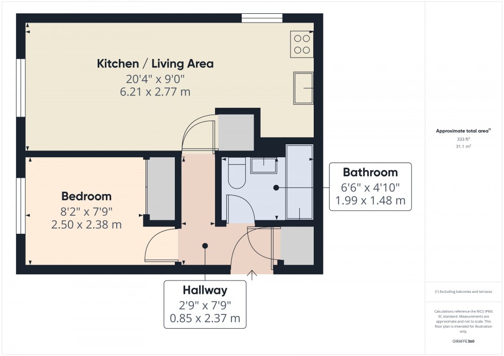 Floorplan for Langley, Berkshire, SL3