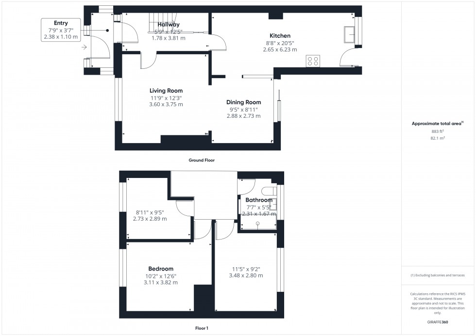 Floorplan for Langley, Berkshire, SL3