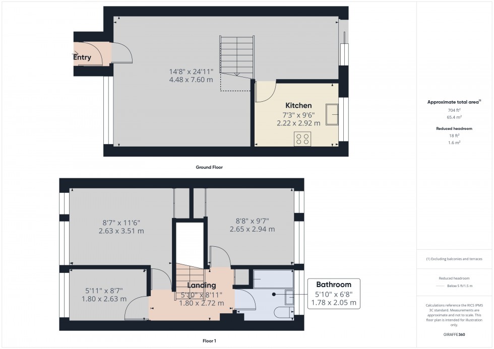 Floorplan for Iver Heath, Buckinghamshire, SL0