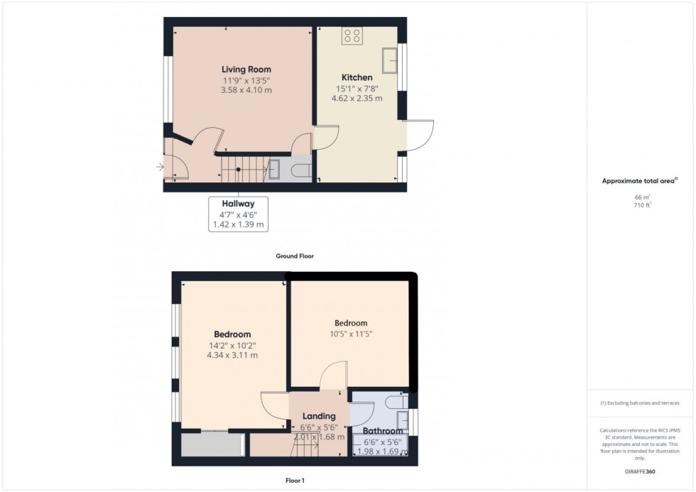Floorplan for Langley, Berkshire, SL3
