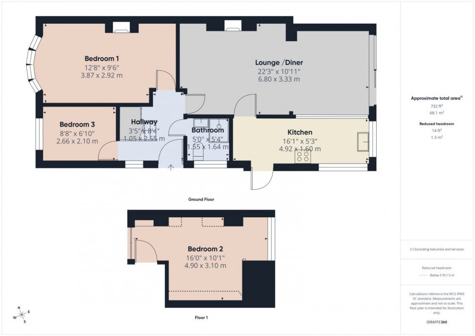 Floorplan for Iver, Buckinghamshire, SL0