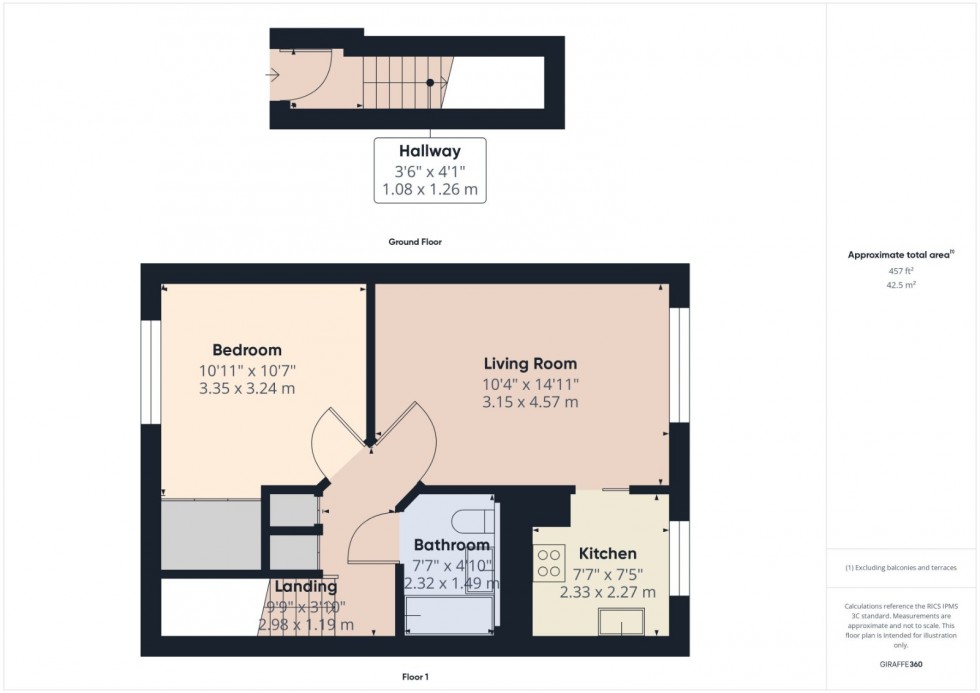 Floorplan for Kimberley Close, Langley, SL3