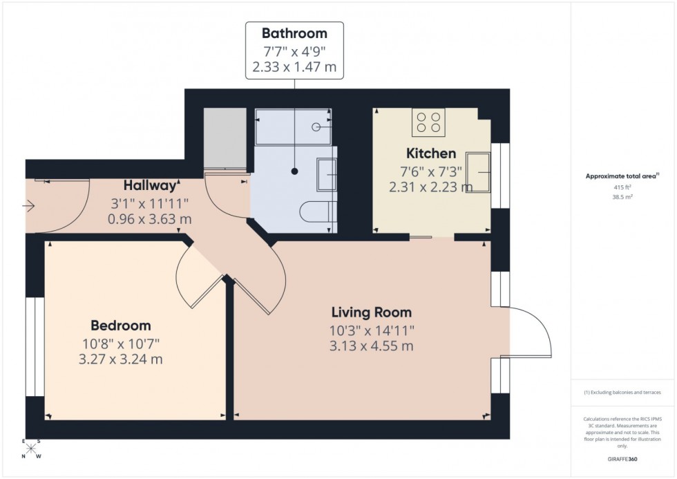 Floorplan for Kimberley Close, Langley, SL3