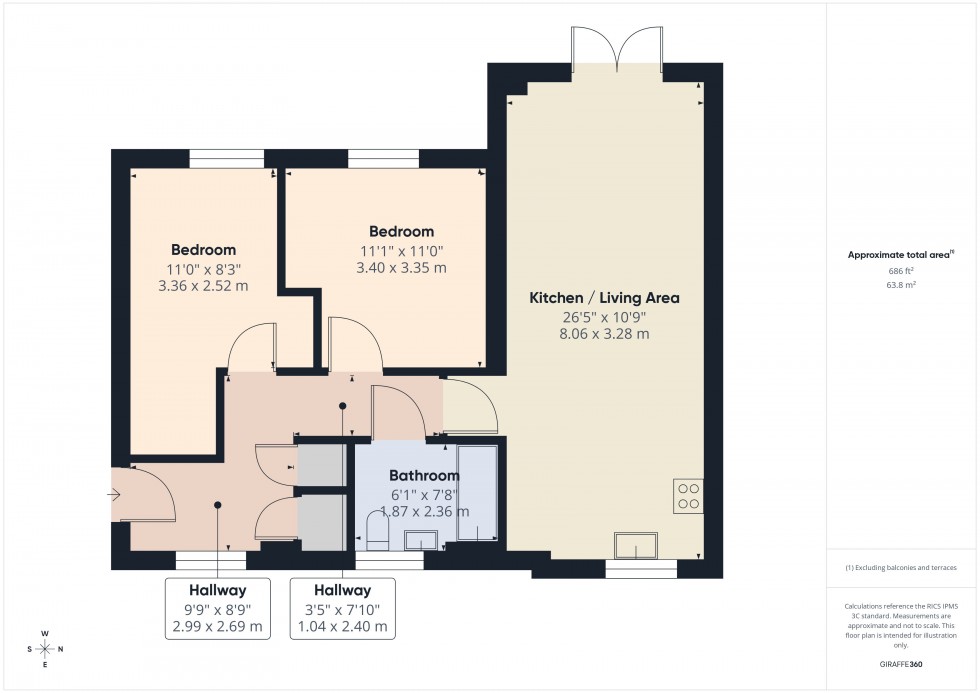 Floorplan for Langley, Berkshire, SL3