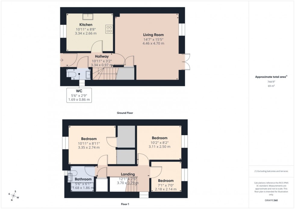 Floorplan for Langley, Berkshire, SL3