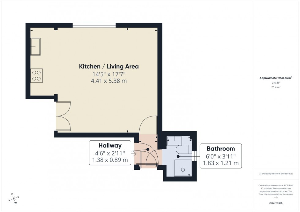Floorplan for Slough, Berkshire, SL1