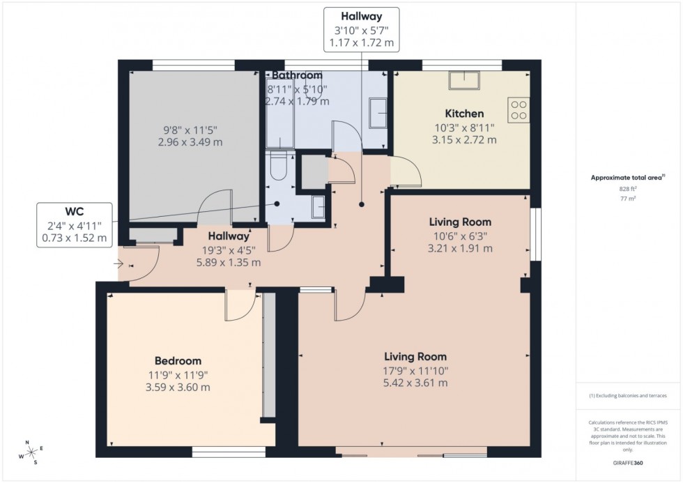 Floorplan for Church Lane, Wexham, SL3