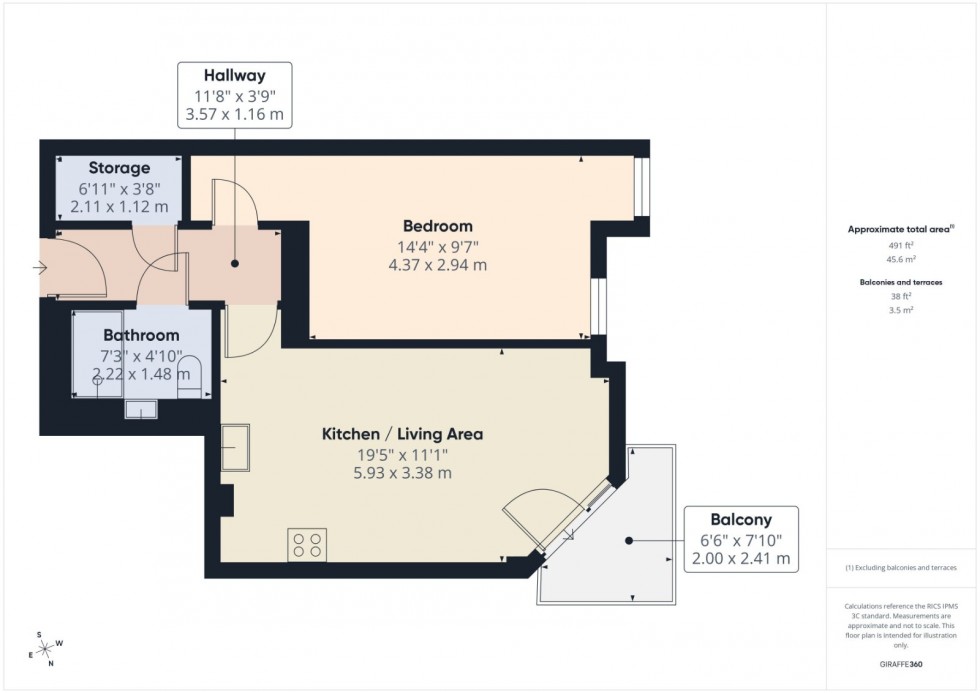 Floorplan for Slough, Berkshire, SL1